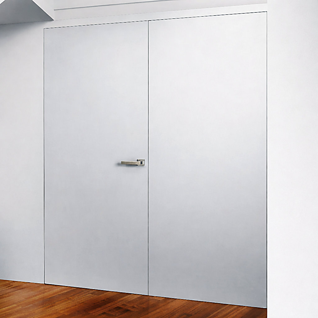 Ușă de interior albă clasică cu panouri decorative Entrex Hub